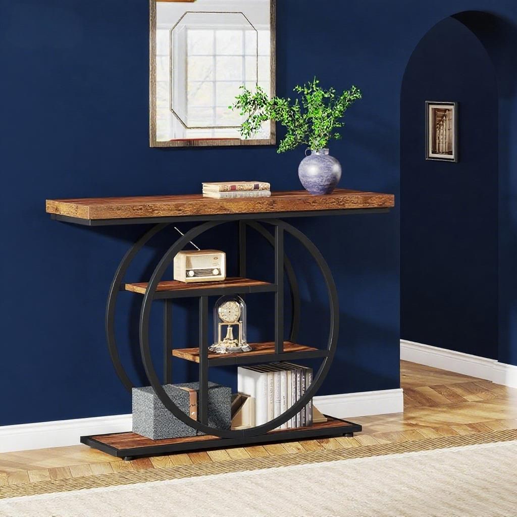 Chic Modern Console Table for Stylish Entryways and Living Spaces by CABINSGATE SMART FURNITURE