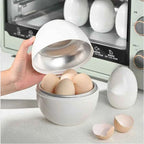 Microwave Egg Steamer - Quick and Easy Hard or Soft Boiled Eggs in Just 5 Minutes by CABINSGATE SMART FURNITURE