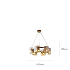 Modern Simple Glass Living Room Chandelier Bedroom Study Personality by CABINSGATE SMART FURNITURE