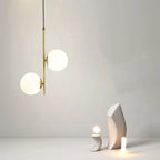 Modern Double-headed LED Chandelier, Bedroom Bedside Chandelier by CABINSGATE SMART FURNITURE