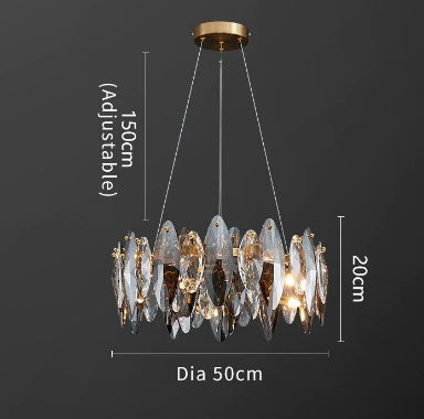 Modern simplicity original K9 Crystal Chandelier, LivingRoom Light by CABINSGATE SMART FURNITURE