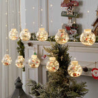 Transform Your Home with LED Christmas Curtain Lights – Enchanting Fairy Snowman Design by CABINSGATE SMART FURNITURE
