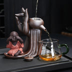 Elevate Your Experience with Our Ebony Ceremony Tea Set by CABINSGATE SMART FURNITURE