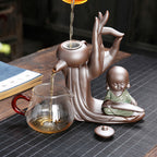 Elevate Your Experience with Our Ebony Ceremony Tea Set by CABINSGATE SMART FURNITURE
