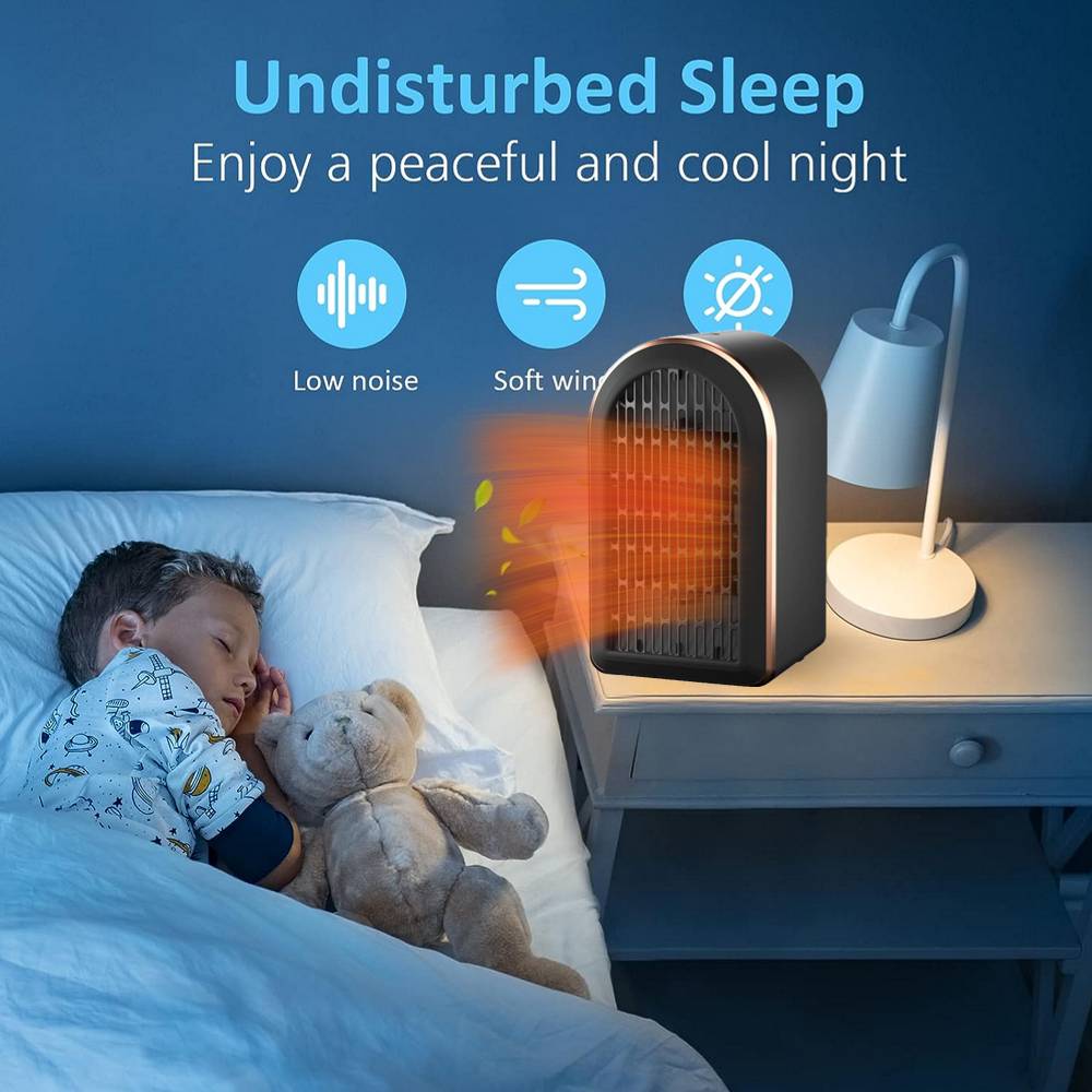 Electric Portable Space Heater 1200W Small Ceramic Fan Heater Low Energy UK Plug by CABINSGATE SMART FURNITURE