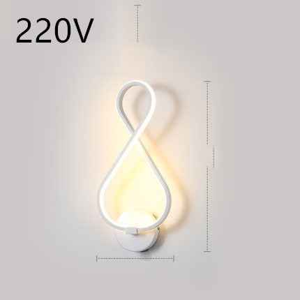 Nordic Minimalist LED Wall Lamp – Transform Your Bedroom Ambiance by CABINSGATE SMART FURNITURE