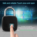 Smart Fingerprint Padlock - Secure Your Valuables with Effortless Access by CABINSGATE SMART FURNITURE