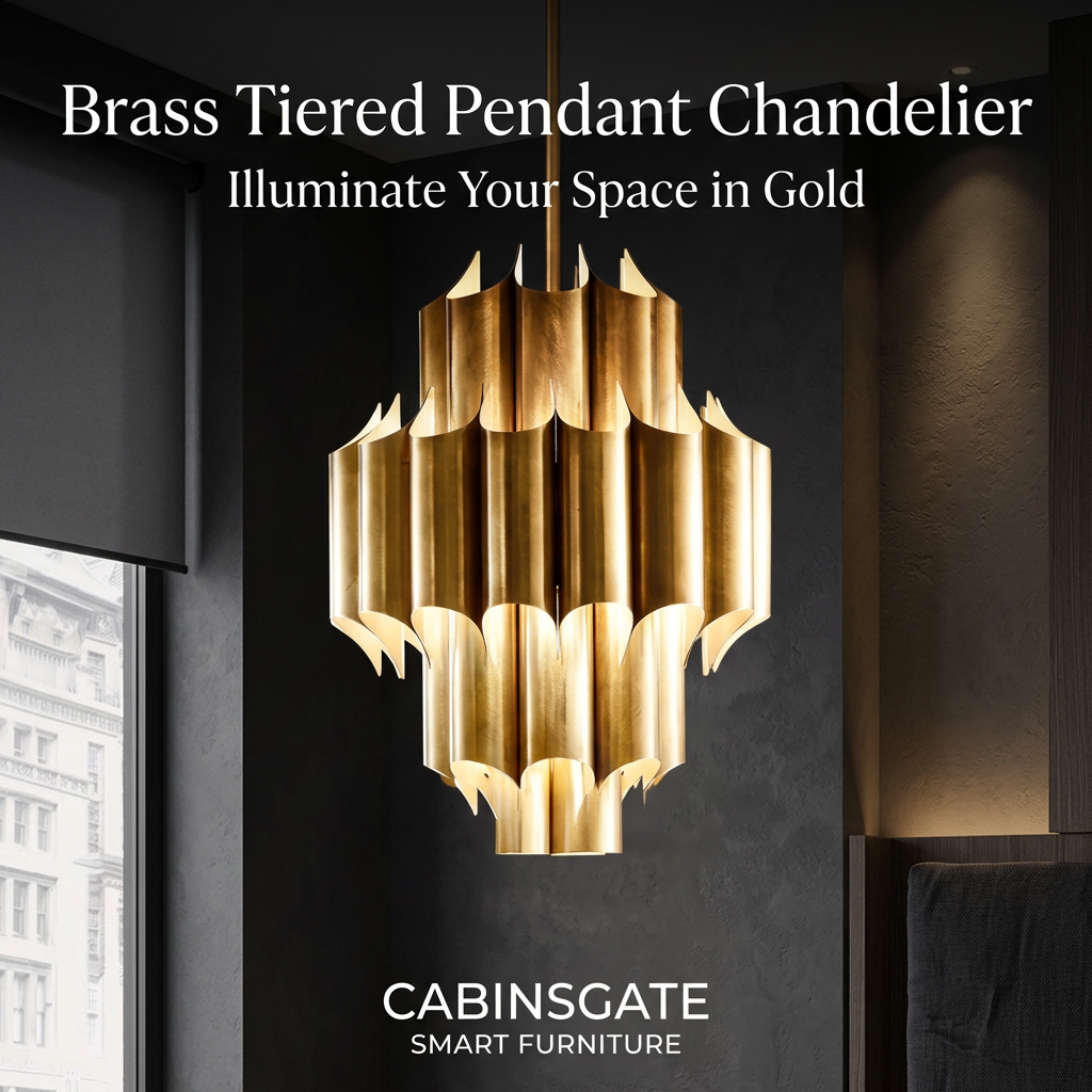 Luxury Creative Cross Shaped Chandelier by CABINSGATE SMART FURNITURE