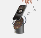 Portable Mini Wireless Speaker - Smart Induction Subwoofer with Phone Holder by CABINSGATE SMART FURNITURE