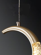 Modern Minimalist Light Luxury Bedroom Bedside Long Line Small Chandelier by CABINSGATE SMART FURNITURE