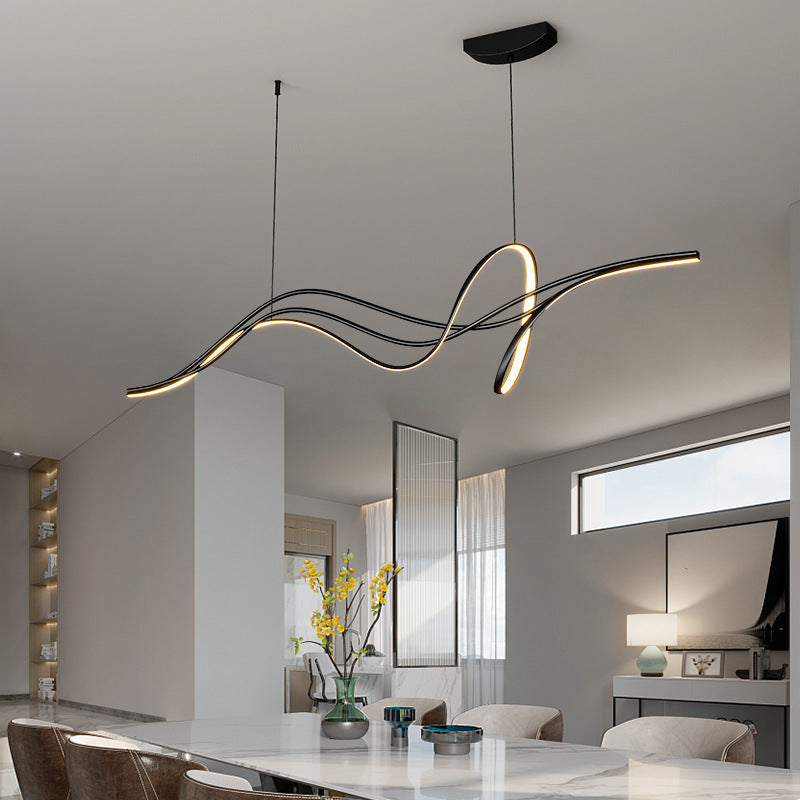 Dining Room Chandelier Modern Minimalist Creative Abstract Lamps by CABINSGATE SMART FURNITURE