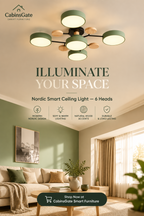 Elevate Your Space with Our Modern Minimalist Ceiling Light by CABINSGATE SMART FURNITURE