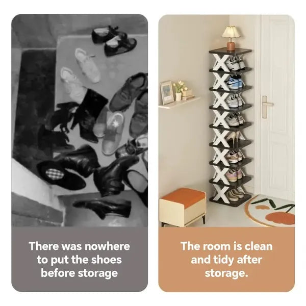 Maximize Your Space with Our Stackable Shoe Rack – Ideal for Any Room by CABINSGATE SMART FURNITURE