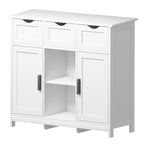 Cabinets With Drawers And Shelves, Living Room, Bedroom, Bathroom Decor Cabinets Furniture Home Decor - White by CABINSGATE SMART FURNITURE
