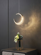 Modern Minimalist Light Luxury Bedroom Bedside Long Line Small Chandelier by CABINSGATE SMART FURNITURE