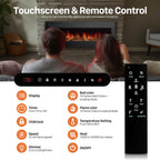 Transform Your Space with the Electric Fireplace Heater with Remote Control by CABINSGATE SMART FURNITURE