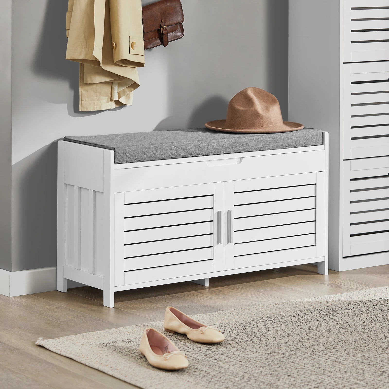 chest plank bench seat with 2 doors shoe bench with storage wardrobe bench chest shoe