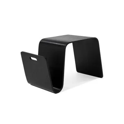 Modern N-type Scandinavian Sofa Side Table Solid Wood Bedside Balcony Corner Table