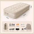 Air Mattress Camping Inflatable Mattress with Electric Air Mattress Pump Lightweight Inflatable Bed Air Mattress for Home Travel