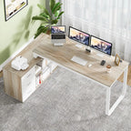 Maximize Your Workspace with Our Versatile L-Shaped Desk with Drawers by CABINSGATE SMART FURNITURE