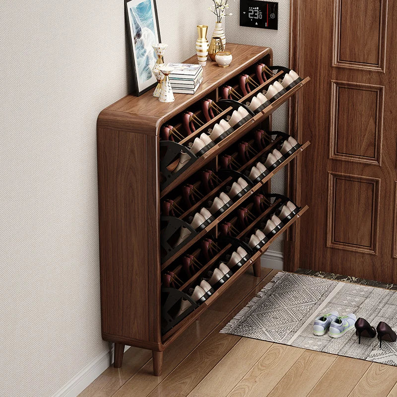 Modern Organizer Shoe Cabinet Storage Mobile Display Living Room Wooden Shoe Shelf Designer Archivadores Shoemakers Furniture