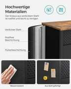 Transform Your Space with the Industrial Style Storage Cabinet by CABINSGATE SMART FURNITURE
