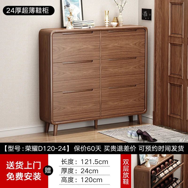 Modern Organizer Shoe Cabinet Storage Mobile Display Living Room Wooden Shoe Shelf Designer Archivadores Shoemakers Furniture