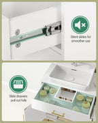 Transform Your Space with the Adjustable Bathroom Cabinet – Stylish & Functional Storage Solution by CABINSGATE SMART FURNITURE
