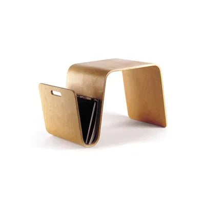 Modern N-type Scandinavian Sofa Side Table Solid Wood Bedside Balcony Corner Table
