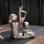 Elevate Your Experience with Our Ebony Ceremony Tea Set by CABINSGATE SMART FURNITURE