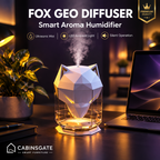 War Wolf Ultrasonic Air Humidifier: Experience Freshness with Colorful Serenity by CABINSGATE SMART FURNITURE