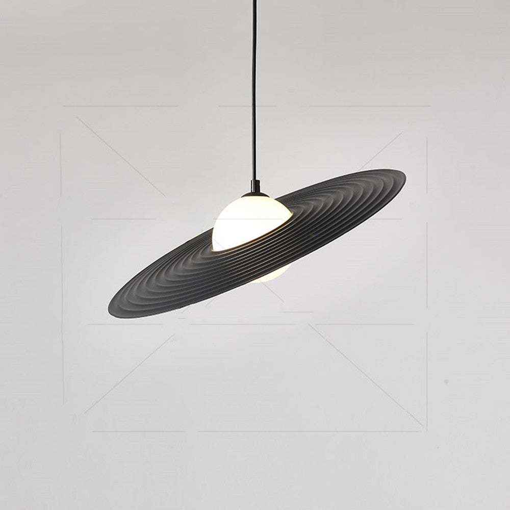 Creative Small Flying Disk Pendant Light, Modern Minimalist Restaurant Bar Chandelier by CABINSGATE SMART FURNITURE