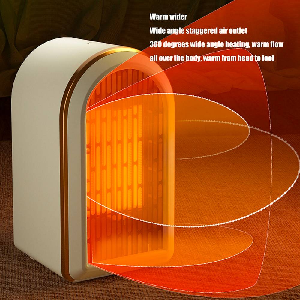 Electric Portable Space Heater 1200W Small Ceramic Fan Heater Low Energy UK Plug by CABINSGATE SMART FURNITURE