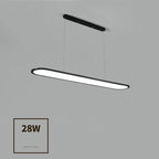 Modern Simple Creative Strip Bar Led Office Lighting Restaurant Chandelier by CABINSGATE SMART FURNITURE