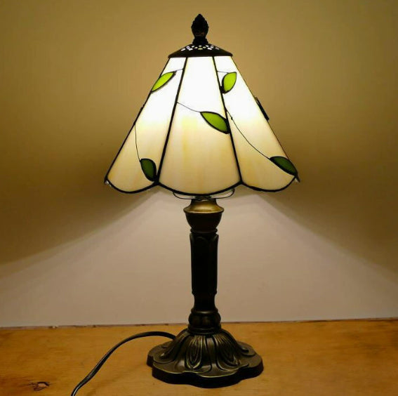 Enhance Your Space with the Retro Yellow Glass Bedside Lamp by CABINSGATE SMART FURNITURE