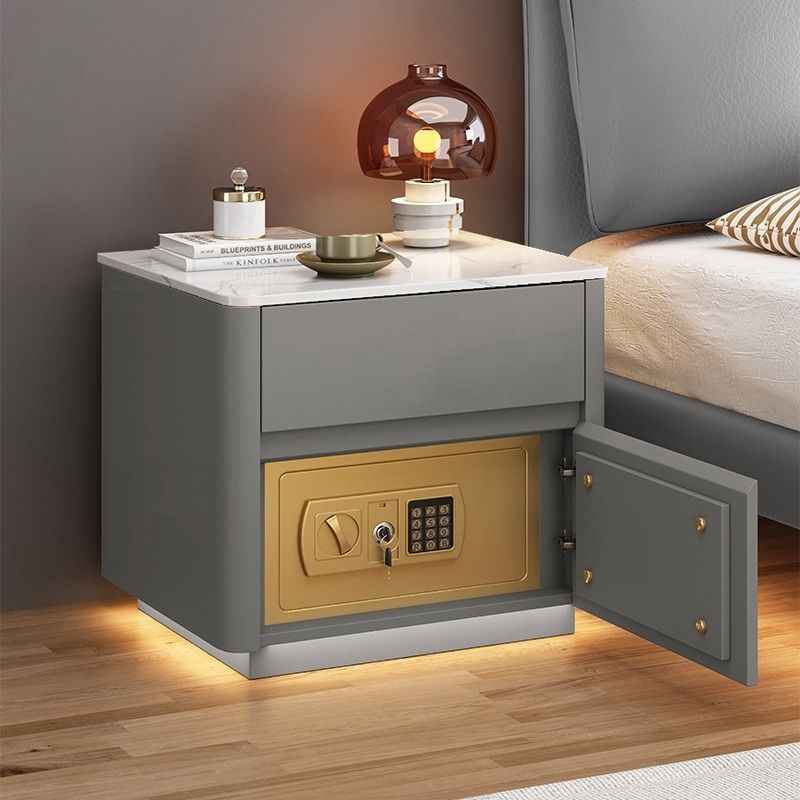 Smart Safe Bedside Table: Your Modern Multi-Functional Charging Companion by CABINSGATE SMART FURNITURE