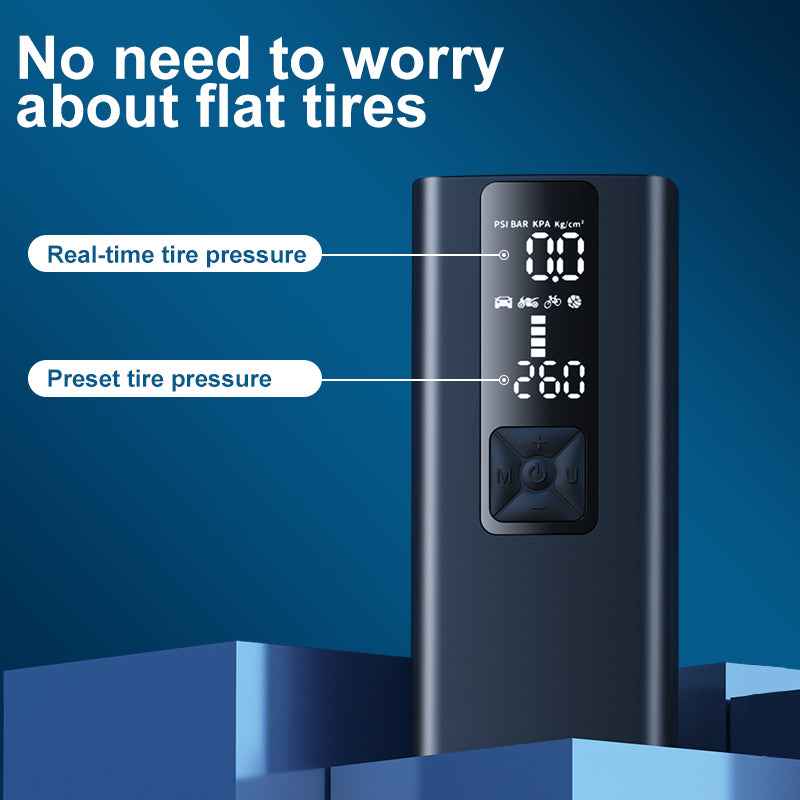 Smart Wireless Tire Inflator: Your Portable Solution for Instant Air Pressure
