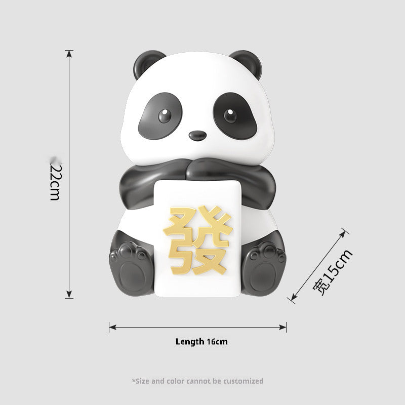 Panda Red Wine Rack Decoration, Wine Cabinet Combination Light by CABINSGATE SMART FURNITURE