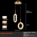 Light Luxury Bedroom Bedside Chandelier Modern Minimalist Long Line Small Droplight by CABINSGATE SMART FURNITURE