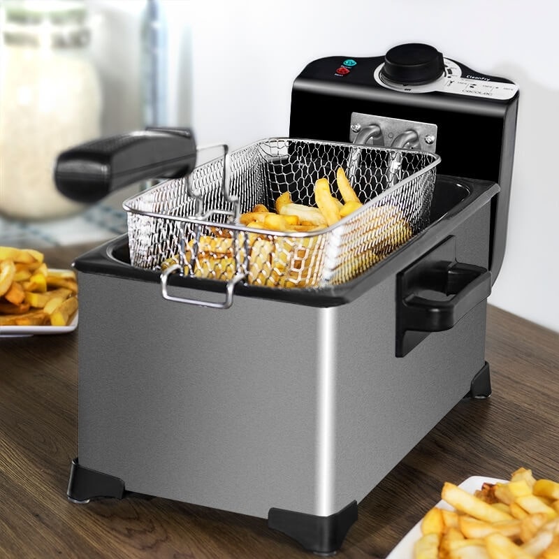 Household 3L French Fries Electromechanical Fryer.