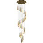 Creative Modern Minimalist Atmosphere Personality Living Room Long Chandelier by CABINSGATE SMART FURNITURE