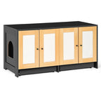 Double Cat Litter Box Enclosure: Stylish and Functional Furniture for Two Cats by CABINSGATE SMART FURNITURE