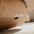 Modern Handmade Drum Coffee Table: Elevate Your Living Space with Style and Functionality by CABINSGATE SMART FURNITURE