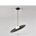 Creative Small Flying Disk Pendant Light, Modern Minimalist Restaurant Bar Chandelier by CABINSGATE SMART FURNITURE