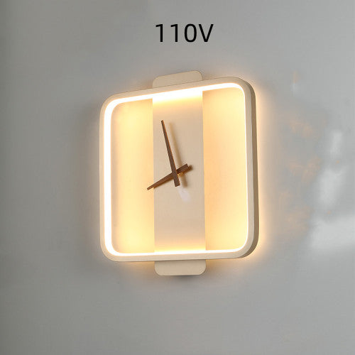 Nordic Wall Lamp with Clock – Stylish Lighting to Elevate Your Space