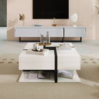 Modern Coffee Table with Storage - Elevate Your Living Space by CABINSGATE SMART FURNITURE
