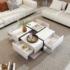 Modern Coffee Table with Storage - Elevate Your Living Space by CABINSGATE SMART FURNITURE