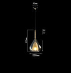 Modern Nordic Minimalist Original Design Home Dining Room Bedside Chandelier by CABINSGATE SMART FURNITURE