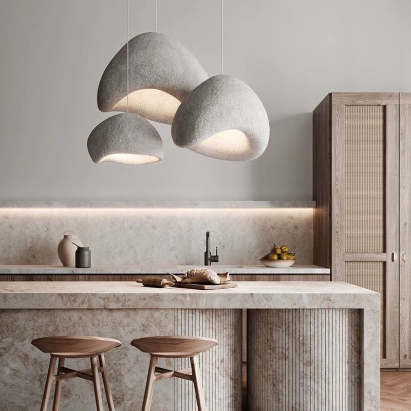 Modern And Simple Japanese Pendant Ceiling Light Cloud Chandelier by CABINSGATE SMART FURNITURE
