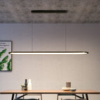 Modern Simple Creative Strip Bar Led Office Lighting Restaurant Chandelier by CABINSGATE SMART FURNITURE
